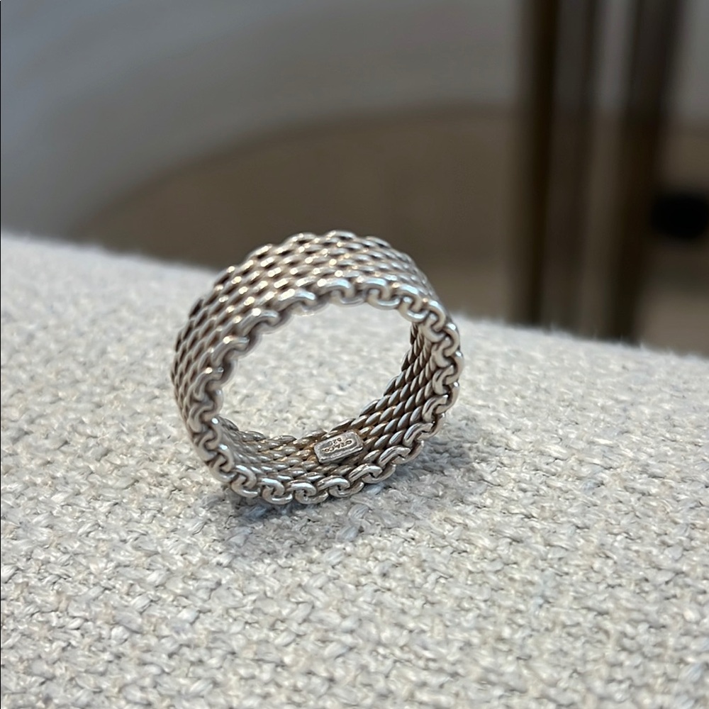 Tiffany & Co. Silver Woven Ring